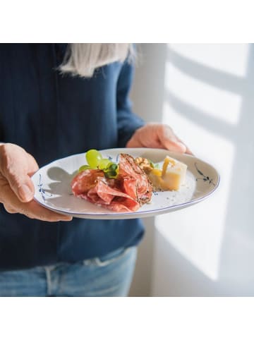 Villeroy & Boch 6er Set Frühstücksteller Vieux Luxembourg ø 20,5 cm in weiß-blau