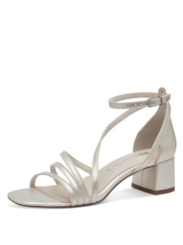 Tamaris Riemchensandaletten in Silber