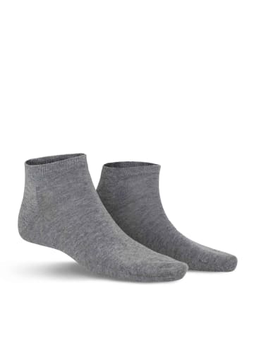 Kunert Sneakersocken Fresh Up klimaregulierend in Silver-mel.