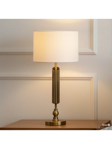 home24 Tischleuchte LUZIA in Weiß