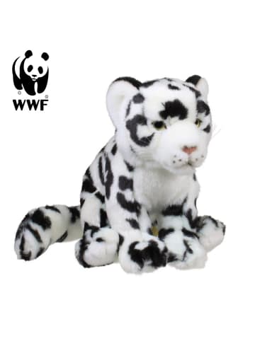 WWF Plüschtier - Schneeleopard (weich, 19cm) in weiß