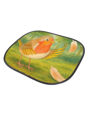 Mr. & Mrs. Panda Autoscheiben Sonnenschutz Rotkehlchen Federn De... in Weiß