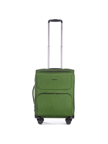 Stratic Bendigo Light Plus 4-Rollen Kabinentrolley 54 cm in green