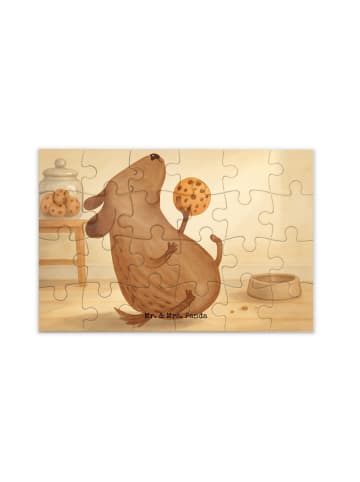 Mr. & Mrs. Panda Puzzle Hund Keks Design ohne Spruch in Weiß