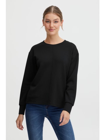 Oxmo Rundhalspullover OXPea in Schwarz