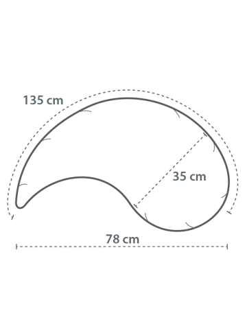 Kinderhaus Blaubär Yinnie Stillkissen TOP in Blüten Rosa