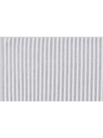 Cawö Cawö Badematten Two-Tone Stripes 480 platin - 76 in platin - 76