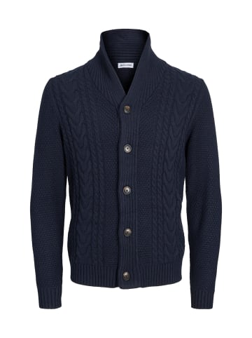 Jack & Jones Strickjacke 'Craig' in dunkelblau