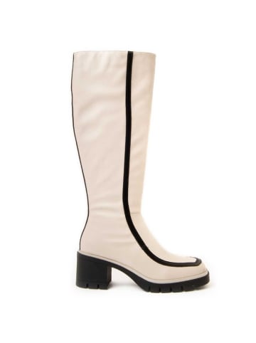 Montevita Stiefel Heel Boot Linne in Weiß
