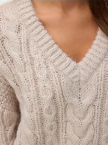 Vero Moda Strickpullover in Silver Gray