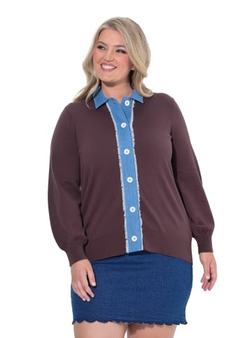 MIAMODA Pullover in haselnussbraun