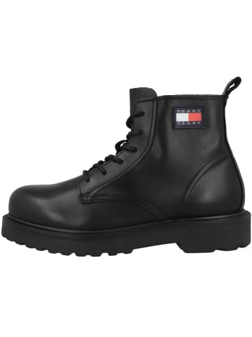 Tommy Hilfiger Schnürboots Tommy Jeans Ruberized Lace Up in schwarz