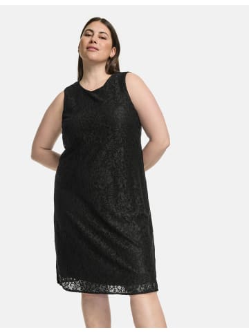 SAMOON Kleid Langarm kurz in Black