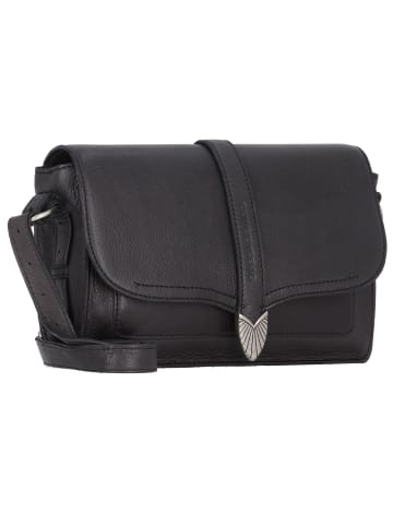 Cowboysbag Oaksey Umhängetasche Leder 27 cm in black