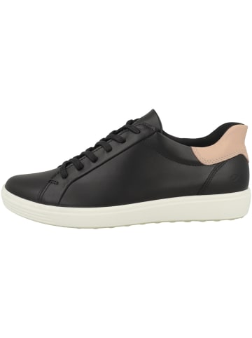 Ecco Schnürschuhe Soft 7 in schwarz