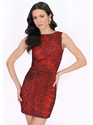 faina Women Dress in red black