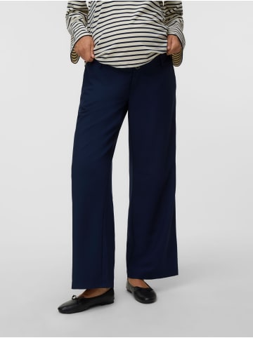 mama licious Hose mit weitem Beinschnitt in Navy Blazer
