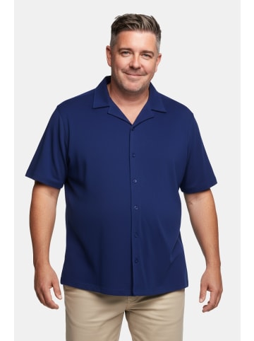 Men Plus Hemd in nachtblau