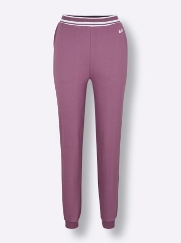 WITT WEIDEN Hose in violett-weiß