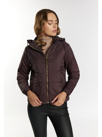 faina Damen Leichte Steppjacke in Braun