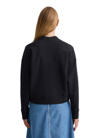 Marc O'Polo Sweat-Cardigan relaxed in Deep Night Blue