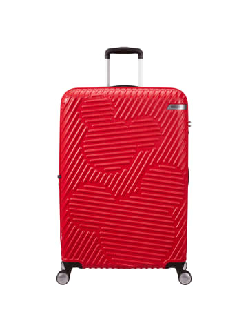 American Tourister Mickey Clouds - 4-Rollen-Trolley 76 cm erw. in Mickey Classic Red