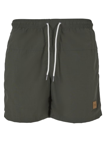 Urban Classics Urban Classics Herren Block Swim Shorts in olive/olive