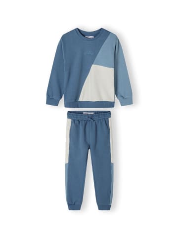 Minoti 2tlg. Set: Jogginganzug 23fleece201 in rauchblau