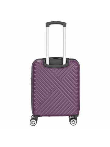 Paradise by CHECK.IN Kingston - 4-Rollen-Kabinentrolley 55 cm (lila) in lila