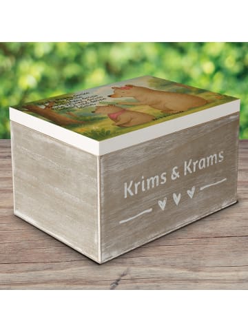 Mr. & Mrs. Panda Schatulle Bär Kind Design mit Spruch in Weiß