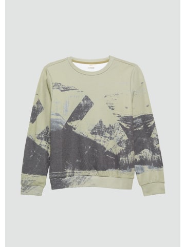 s.Oliver Sweatshirt in 78D0_tannengrün