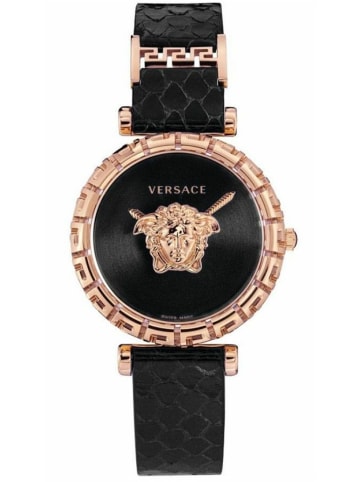 Versace Analoguhr für Damen in schwarz