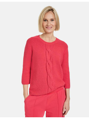 Gerry Weber Pullover 3/4 Arm Rundhals in Watermelon