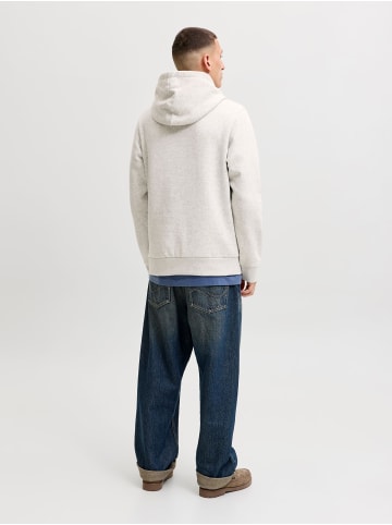 Jack & Jones Kapuzenpullover in White Melange