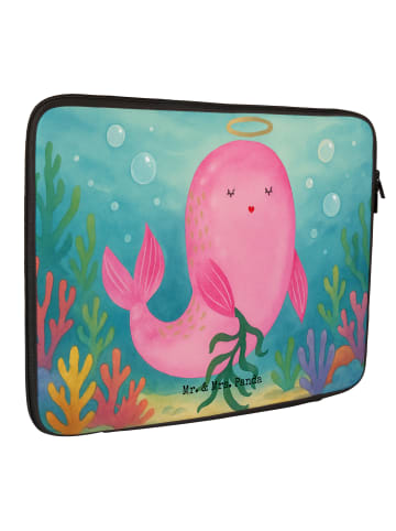 Mr. & Mrs. Panda Notebook Tasche Sternzeichen Jungfrau Design oh... in Weiß