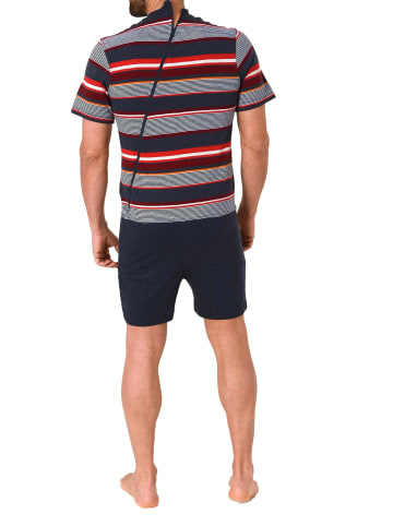NORMANN Pflegeoverall kurzarm Reissverschluss - 62740 in Rot