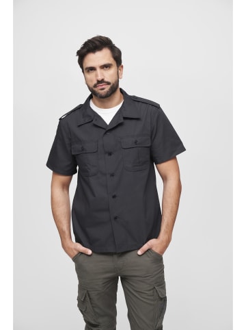 Brandit Short Sleeve Shirt in black