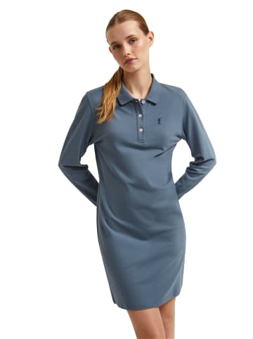 Polo Club Dress in Denimblau