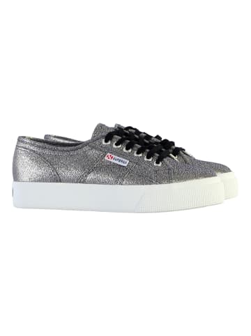 Superga Sneaker mit Schnürsenkeln Grau