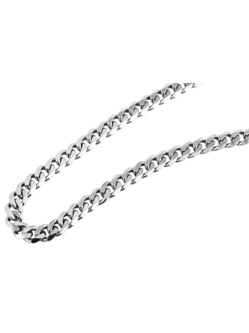 Adeliás Unisex Halskette – Panzerkette aus Edelstahl 60 cm in silber