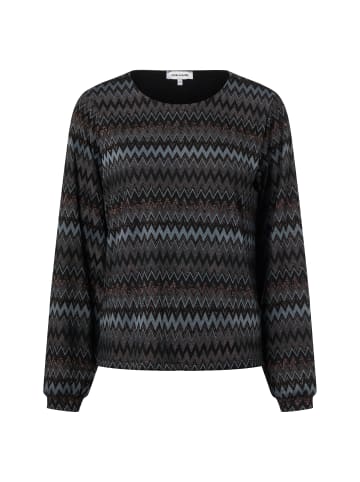 More & More Langarmshirt in schwarz blau