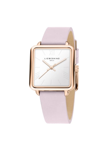 LIEBESKIND BERLIN Armbanduhr The Classic Square in pink