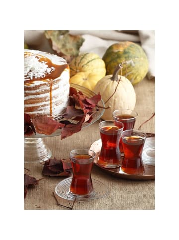 COFI 1453 LAV Derin 6er-Set Teegläser 140 ml – Klassisch & Transparent in Transparent