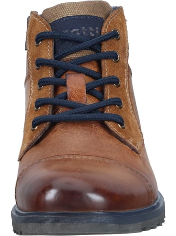 Bugatti Denim Freizeit Stiefel in cognac
