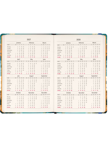 NOTIQUE Wochenplaner 2027 Mehrfarbig in Riviera - 9,8 x 14,5 cm