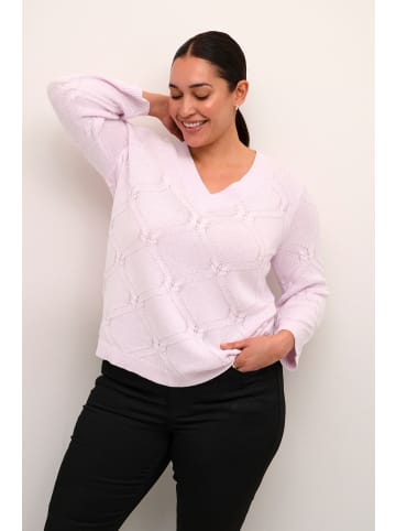 KAFFE curve Strickpullover KCcarlie Loose fit in Lilac Snow