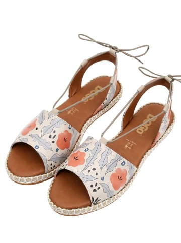 Dogo Hazel Sandalen - Lost in Pattern in Beige