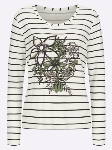 WITT WEIDEN Druck-Shirt in ecru-schilf-bedruckt