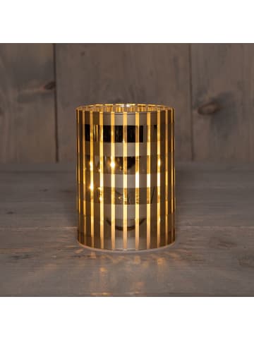 Coen Bakker LED Stimmungsbeleuchtung 3AA in Gold mit Streifen