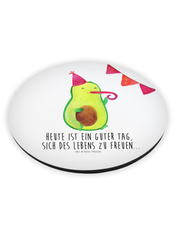 Mr. & Mrs. Panda Magnet für Kühlschrank Avocado Party mit Spruch in Weiß